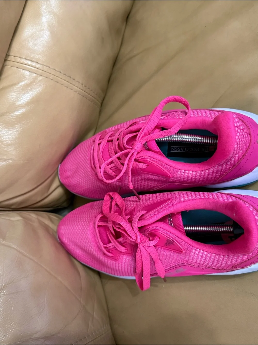U.S. Polo Assn Fuel-M Hot Pink Teal Sneakers Women's Size 10 NWT